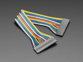 Adafruit 2.54mm 0.1" Pitch 18-pin Jumper Cable - 20cm long