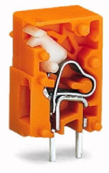 Złączka przepustowa do płytek drukowanych pomarańczowa raster 7,62mm 741-912 /100szt./