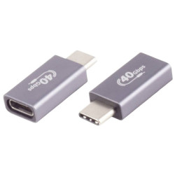 BKL 10080138 USB-C Adapter USB4 40Gbps metal USB-C socket 1pc