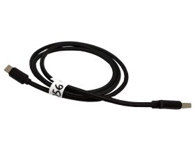 Kabel do ładowania USB-C + data nylon szybki 1m