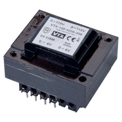 Vigortronix VTX-120-4206-406 PCB Transformer 115V&#x2B;115V 6VA 6V&#x2B;6V