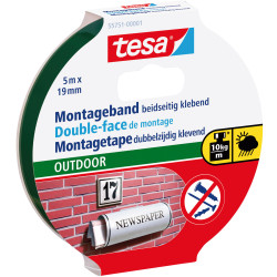 tesa&#xAE; 55751 Outdoor Double Sided Tape 19mm x 5m