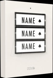 41358 Radio chime transmitter 3-family house, white