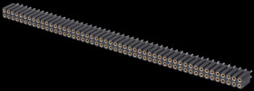 Socket - 50-pin, straight, 2.54 pitch, H: 7.0 mm