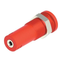 4mm Sheathed Banana Jack - M3 Threaded Hole (Red)