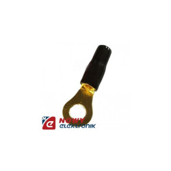 Konektor oczkowy 10/8,5BK GOLD ZKO-10mm