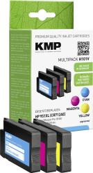KMP atrament Zamiennik HP 951XL, CN046AE, CN047AE, CN048AE zamiennik Combi-Pack Cyjan, Magenta, Żółty H101V 1723,4050