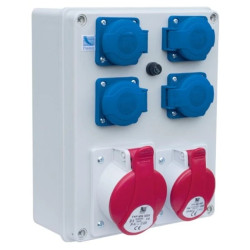 Rozdzielnica R-BOX 240 1x32A/5P 1x16A/5P 4x250V IP44 B.1100-02