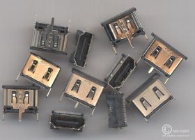 GNIAZDO HDMI DO MONTAŻU TYP 4 (5 SZTUK) (ZLHDMI GN-T4)