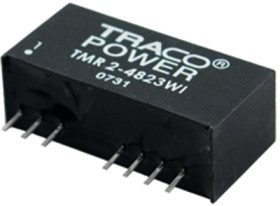 DC converter, 9-36 VDC, 1.7 W, 1 output, 3.3 VDC, 71 % efficiency, TMR 2-2410WI