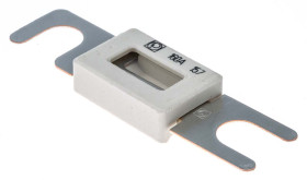 Bezpiecznik samochodowy, 160A kolor Szary, biały, Littelfuse 48V dc