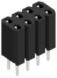 Socket header, 8 pole, pitch 2.54 mm, straight, BL28Z