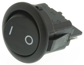 Przełącznik kołyskowy Wł.-wył. Nie 10 A SPST Czarny ZF