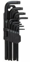 NP-KKT9 Komplet 9 kluczy TORX: T10, T15, T20, T25, T27, T30, T40, T45 i T50