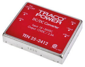Przetwornica DC-DC, 25W, Uwe 18 → 36 V DC, Uwy 12V dc, Iwy 2.5A, TRACOPOWER