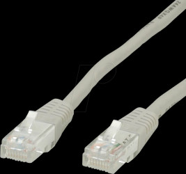 21990910 Patch cable Cat. 6, UTP, grey, 10 m