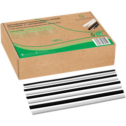 Quadrios 19011CA093 Heatshrink Set 140 Black/White 3:1 Shrinkage