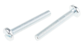 Śruby maszynowe M6 łeb z łbem walcowym soczewkowym Stalowe długość 40.0mm skok 1.0mm