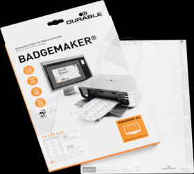 145502 BADGEMAKER® insert sheets, 54 x 90 mm