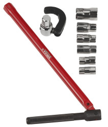 Klucz Virax Klucz do umywalki dł. 210 mm rozstaw: 38 → 50mm Stal