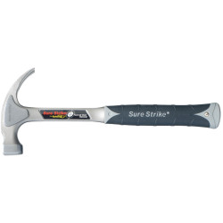 Estwing 24079 EMR20C Sure Strike Curved Claw Hammer, 20oz/567g
