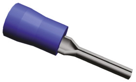 Końcówka pinowa, PLASTI-GRIP, Cyna, 1.8mm średnica, Niebieski, 14AWG - 16AWG