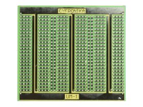 Płytka; uniwersalna; UM-1; 676; 76x90; 2,54mm; wiercona; 1szt.; zielona