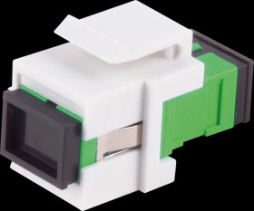 BS08-10211 Keystone module, SC simplex, OS1 / OS2, green