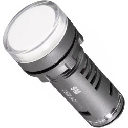 LED lamp, 24 V (DC), 24 V (AC), dull, red, 58702411