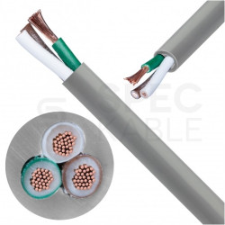 Kabel sterowniczy BiT LIYY 3x1mm2 szary 300/300V olejoodporny linka Bitner