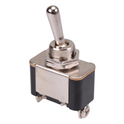 On-On 12mm Toggle Switch Screw Terminals SPDT 15A