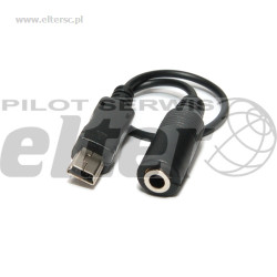 Wtyk miniUSB - gniazdo 3,5mm