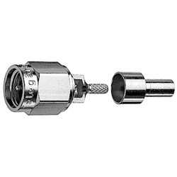 Teleg&#xE4;rtner 100024651 SMA Connector Straight Plug 50 &#x3A9; 1pc