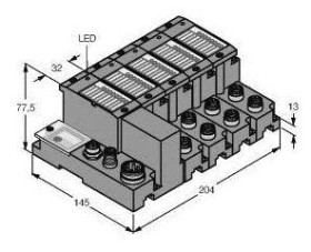 Akcesorium Turck TI-BL67-DPV1-8 1545031 1 szt.