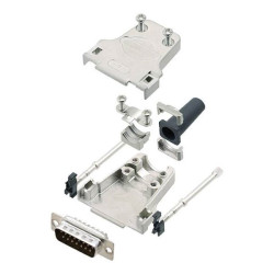 Amphenol L17DTZF15-RG&#x2B;L717HDA26P D-Sub Pin Strip Set 180&#xB0; 26 Pins