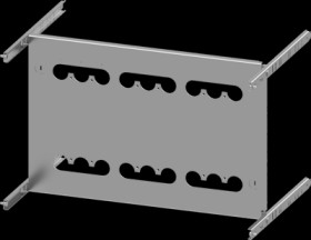 Mounting plate, metal, (L x W x H x D) 600 x 600 x 350 x 400 mm, for 3VA13 (400A)/3VA14 (630A)/3VA23 (400A)/3VA24 (630A), 8PQ600