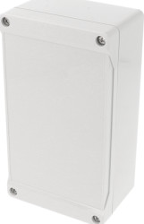 PC enclosure, (L x W x H) 160 x 89 x 61 mm, light gray (RAL 7035), IP66, 1555J2GY