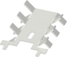 Finger shaped heatsink, (L x W x H) 55.6 x 35.1 x 12.6 mm, 14 K/W, solderable surface, 10034975