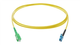 Fibrain-Patch-019 Patch Cord Światłowodowy Lc/Upc,Sc/Apc 1M Światłowód: 9/125Um
