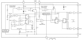 Automotive 8.3V to 15V, 1A push-pull current mode PWM controller