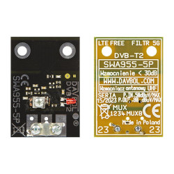 Wzmacniacz antenowy SWA-955-5P filtr 5G / 9558