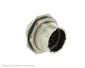 Złącze wielostykowe przemysłowe 19-pinowe, panelowe Wtyczka Souriau Sunbank by Eaton