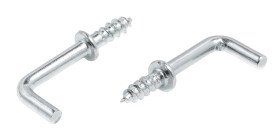 Hak, Śruba, Stalowe, długość: 20mm, Galwanizowane