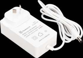 KSA-48E-080600D5/AU/WT Raspberry Pi - Power supply, 48W, DC jack, AU plug, white