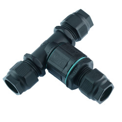 3-Pole Waterproof TeeTube T-Splitter Connector D5-14 Barrier Insert IP68 THB.390.C1A