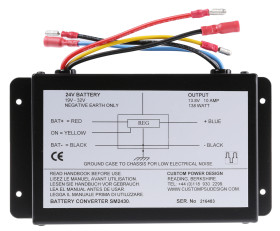 Przetwornica DC-DC, 138W, Uwe 19 → 32 V dc, Uwy 13.8V dc, Iwy 5A, Custom Power Design