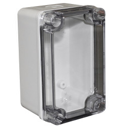 Obudowa Poliwęglan szerokość zew. 70 mm długość zew. 130 mm wys. zew. 80 mm CAMDENBOSS IP67 Szary