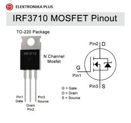 IRF3710 N-Channel MOSFET 57A 100V 200W TO220 TRANZYSTOR