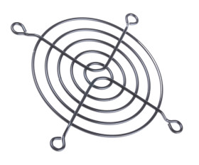 Osłona wentylatora 80mm RS PRO wymiary zew 76.2 x 76.2mm rozstaw otworów 71.5mm Stalowe