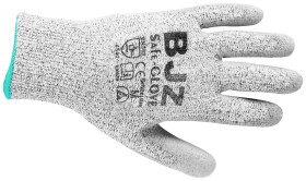 BJZ A-64489 Rękawiczki ESD odporny na przecięcie Rozmiar ubrania: XXL polietylen, nylon, elastan, Włókna karbonizowane
